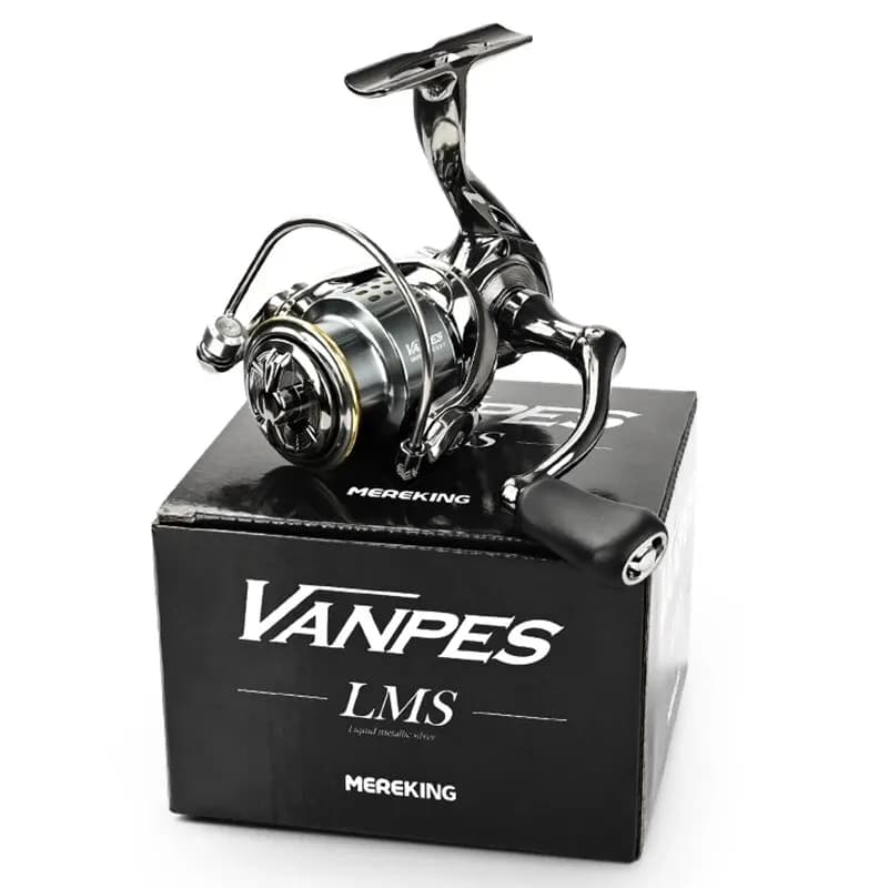 Moulinet de pêche spinning Meredith VanPes série anti-corrosion avec roulements lisses et frein de 8kg