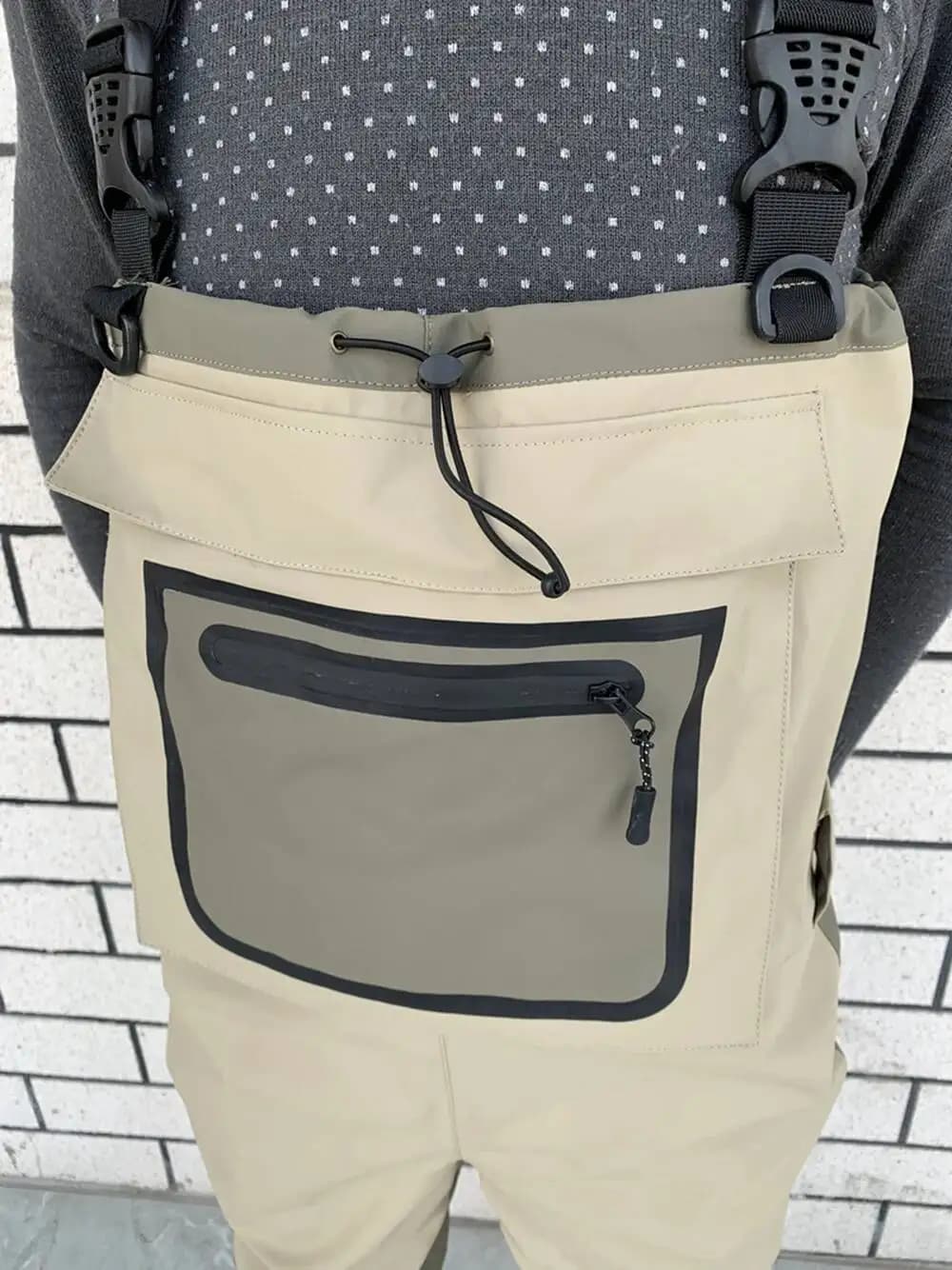Waders de pêche à la mouche respirants - Combinaison imperméable à séchage rapide pour hommes