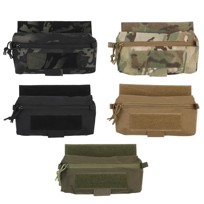 Poche abdominale tactique drop dangler - Rangement gilet pêche JPC CPC MK3 MK4