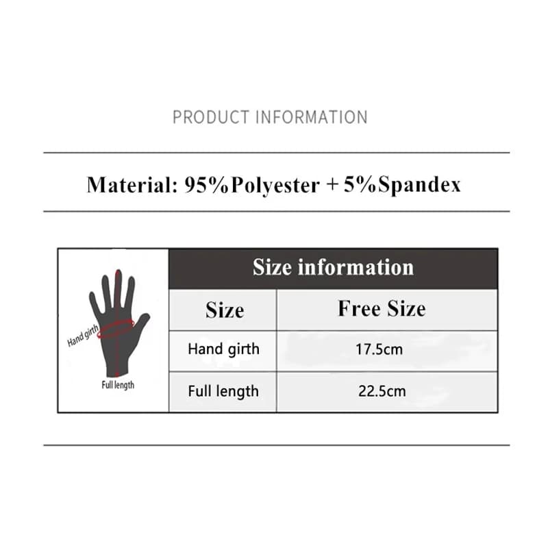 Gants soie glacée anti-UV homme femme - Conduite, pêche, vélo avec écran tactile