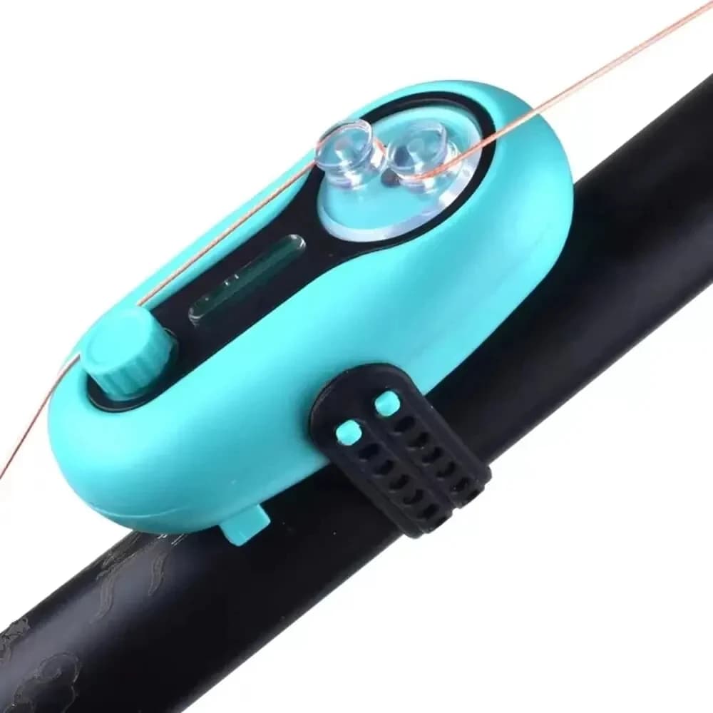 Indicateur lumineux électronique avec buzzer et pince pour canne - Alarme sonore et visuelle pour pêche