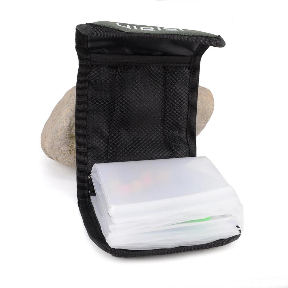 Sac de rangement transparent pour montages de pêche à la carpe, porte-leurres et accessoires de pêche