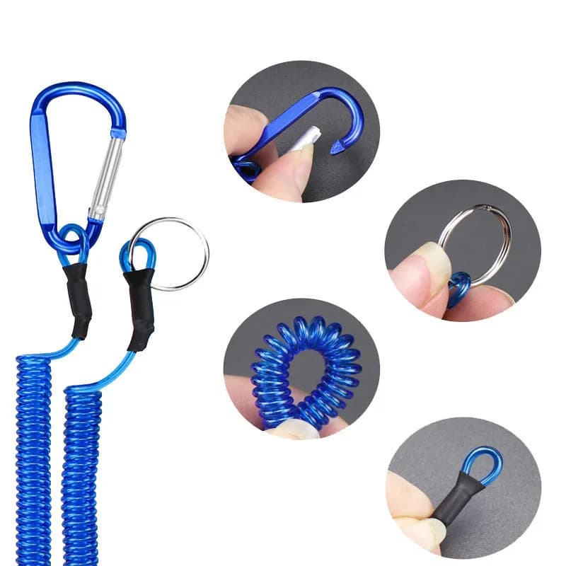 Mousqueton magnétique anti-perte pour pêche à la carpe - Accessoire de pêche rapide et portable