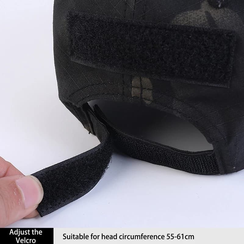 Casquette camouflage ajustable pêche chasse vélo respirable unisexe protection soleil outdoor