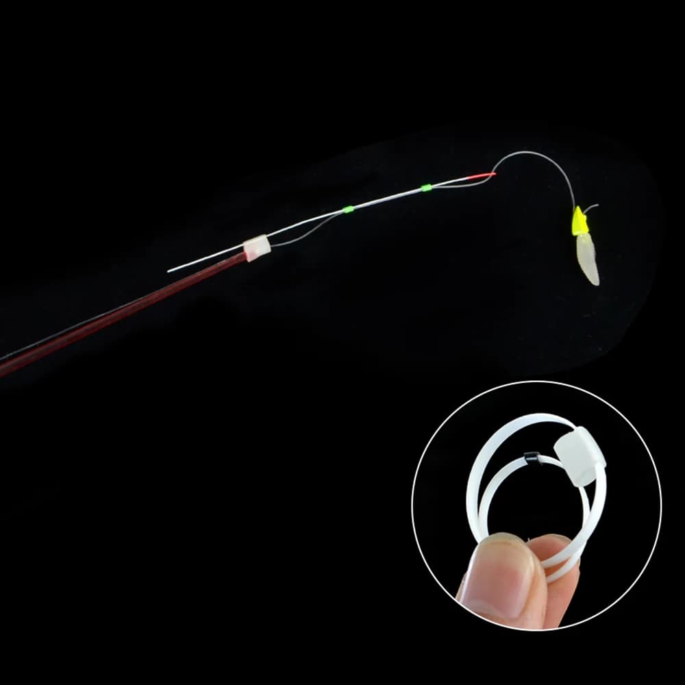 Kit 5 pièces sommets canne pêche glace FISH KING - Acier inoxydable 100-180mm pour pêche hivernale