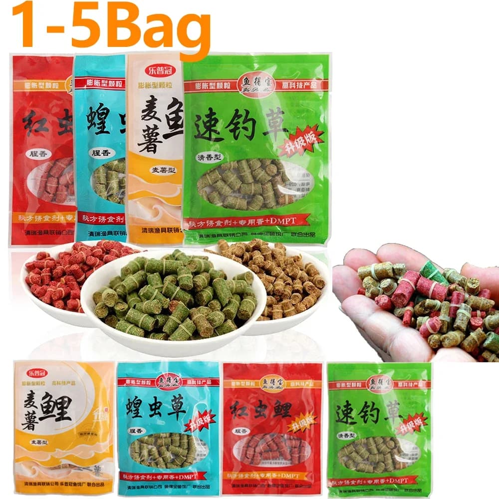 Appât carpe 1-5bag formule insecte boilies pellets - amorce pêche carnassier et poisson blanc longue durée