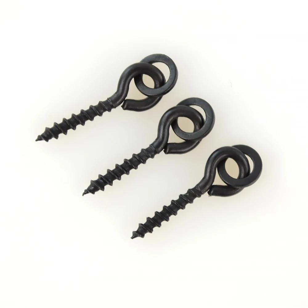 Hirisi 20 pièces vis à boilies pour carp fishing avec anneau solide outil appât chod rigs