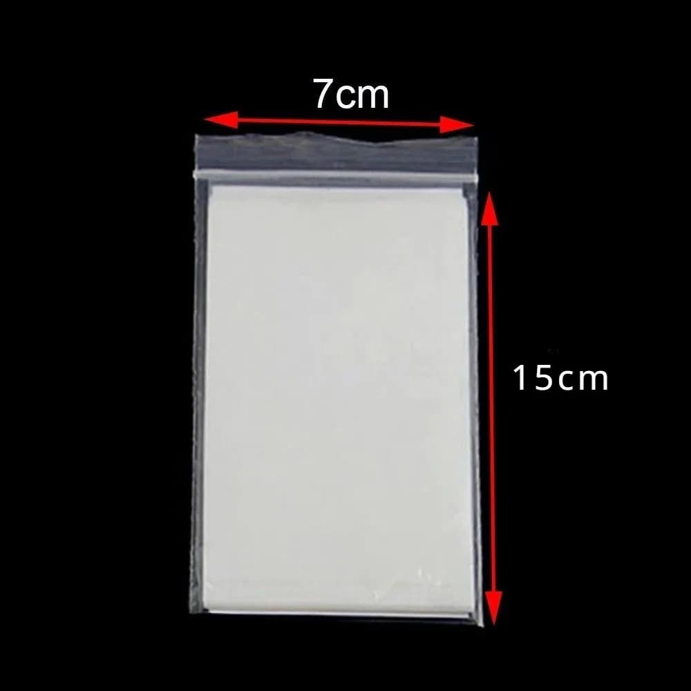 Sacs PVA 50 pièces 7x15cm pour pêche carpe : libération d'appâts bouillettes et pellets