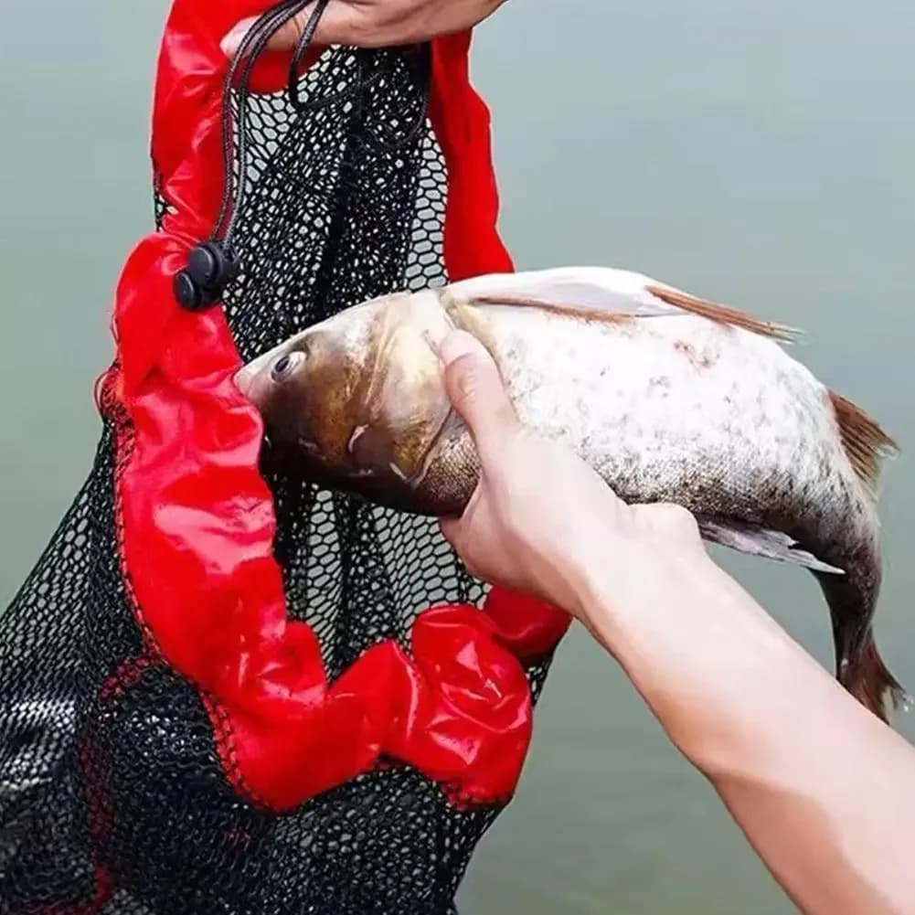 Filet de pêche pliable en nylon avec flotteurs, piège à branchies et mailles renforcées pour la