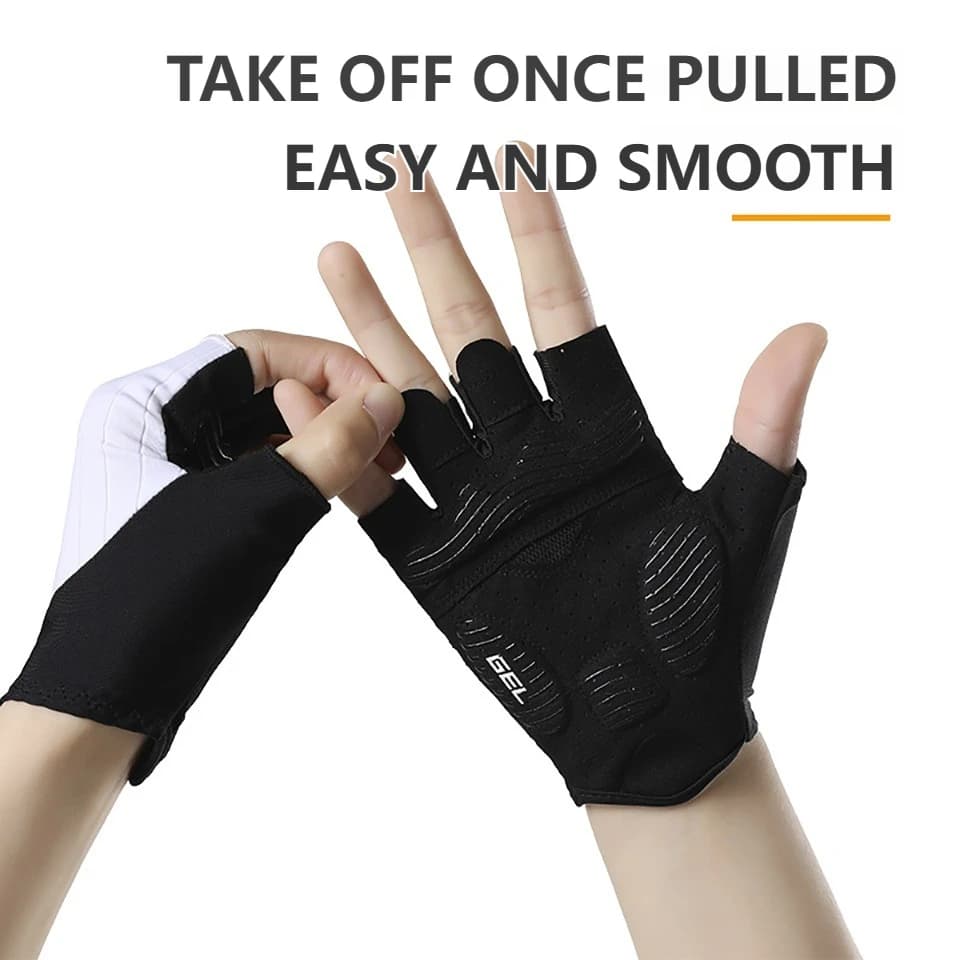 Gants vélo GTUBIKE doigts coupés anti-dérapants absorption chocs cyclisme route sport performance