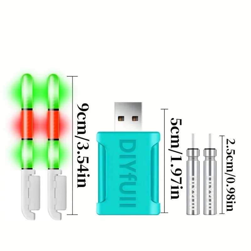 Set 5 pièces indicateurs morsure avec alarme nuit - Chargeur et batteries rechargeables CR425 inclus