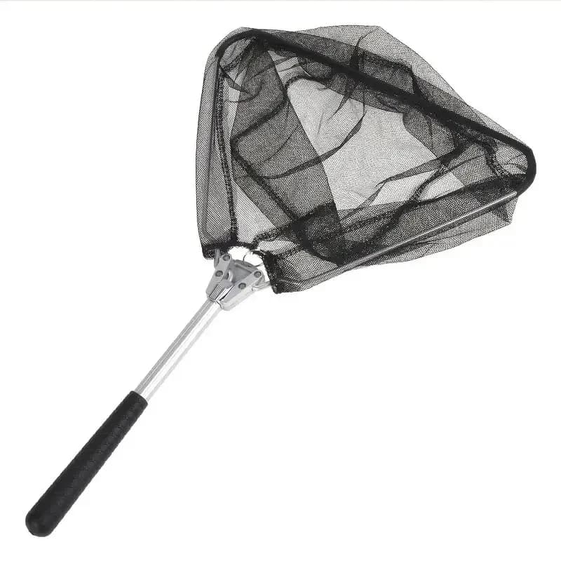 Filet d'épuisette pliable robuste 5.91FT/7.87FT pour kayak, pêche à la mouche et gros poissons