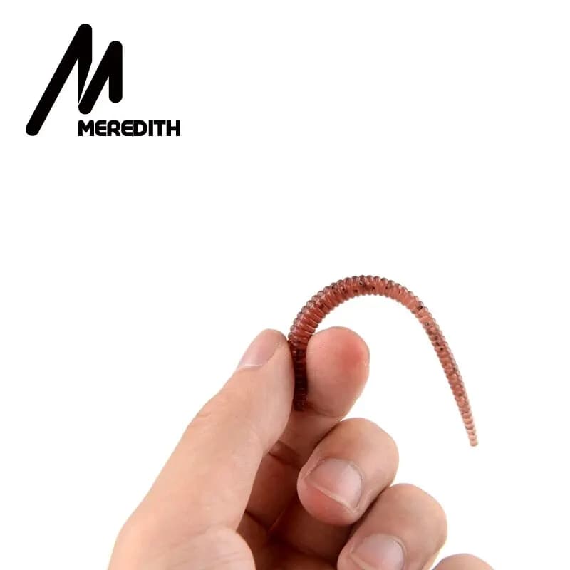 Leurre souple truite MEREDITH vers lent coulant 60mm 80mm, appât artificiel pêche carnassiers