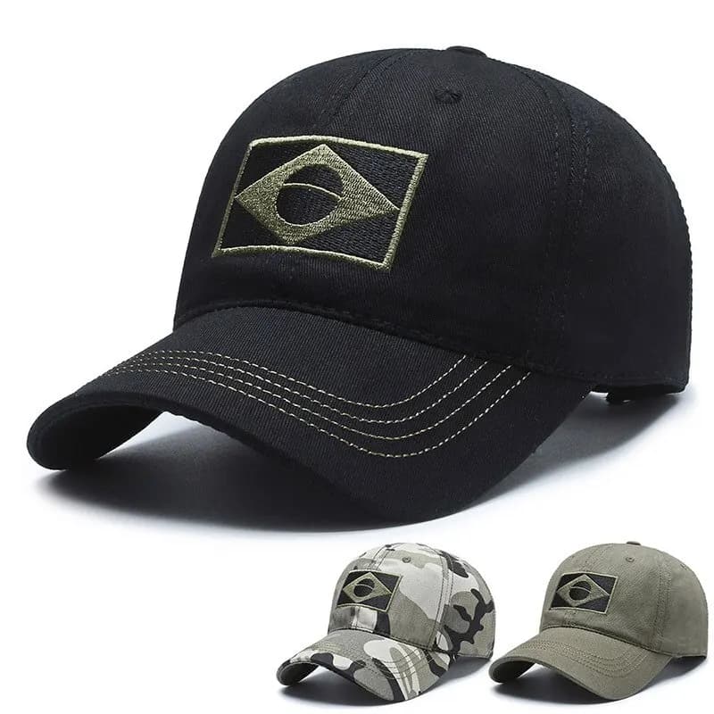 Casquette camouflage pêche homme protection solaire sport outdoor chapeau brésilien