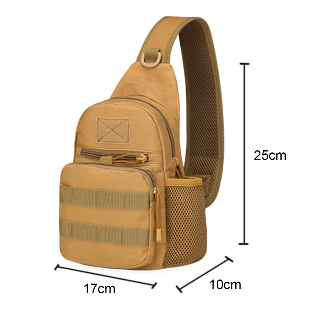 Sac à dos camouflage tactique extérieur kettle poitrine randonnée chasse pêche molle armée trekking