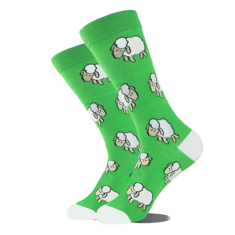 Chaussettes humoristiques canard musique bière - Socks drôles homme design original