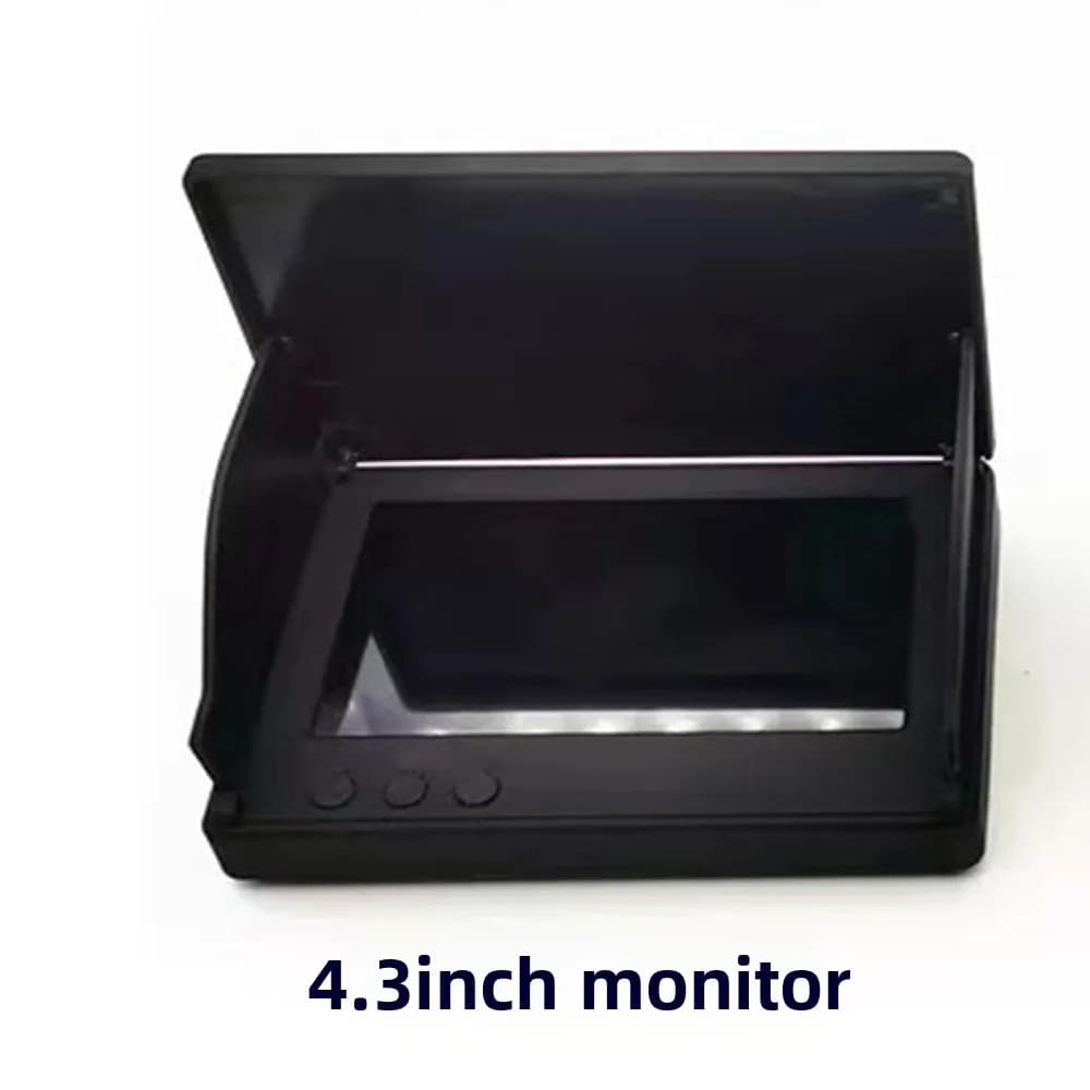Moniteur de pêche sous-marine 4.3 pouces écran IPS avec visière et vision nocturne pour détecteur de poissons