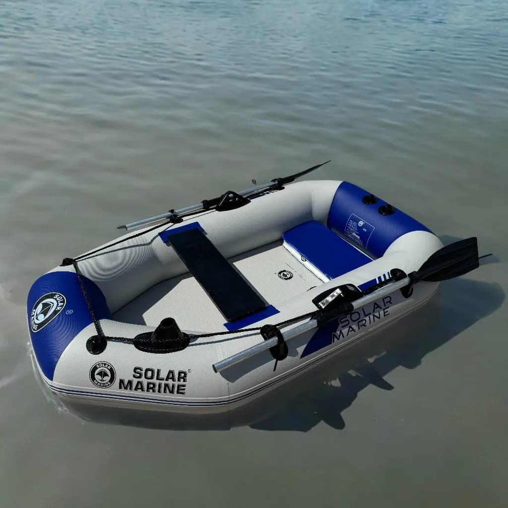 Bateau gonflable pêche 2m pliable PVC - Canoë kayak sport nautique adulte pour ski nautique