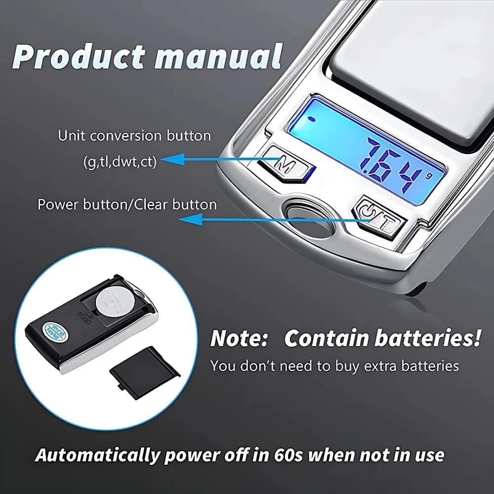 Balance électronique portable en forme de clé de voiture 200g/0.01g - Pour bijoux et appâts de pêche miniatures