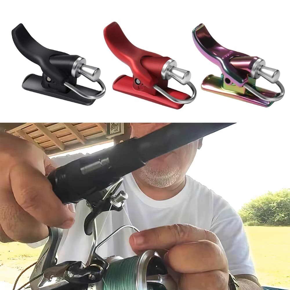 Canon de lancer Power Cast avec déclencheur pour pêche en mer et protection du pouce
