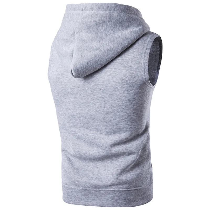Sweat sans manches CZ Ceska Zbrojovka avec capuche et zip, veste matelassée poches pour pêche, taille