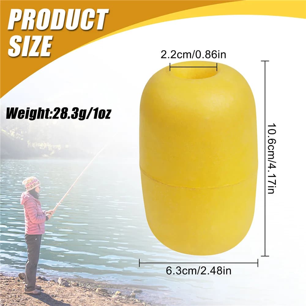 6 flotteurs mousse pour eau profonde - marqueurs casiers crabe, ancres dérivantes, kayak
