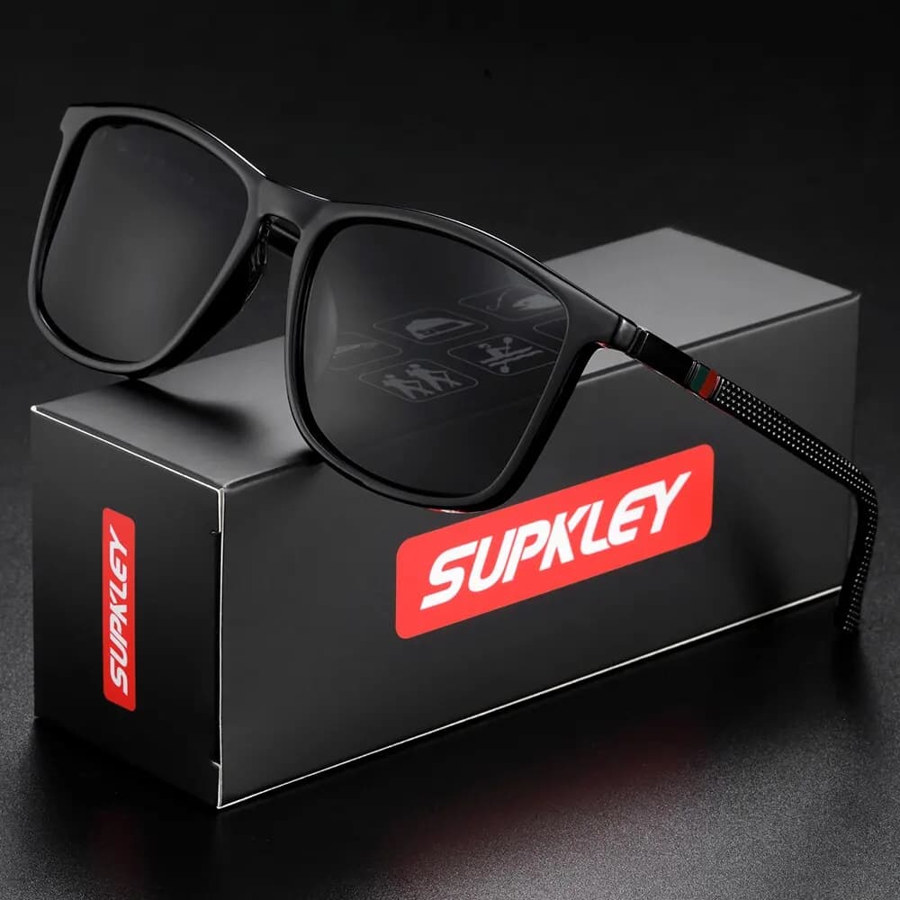 Lunettes sport pêche polarisées homme légères confortables protection UV400 journée entière
