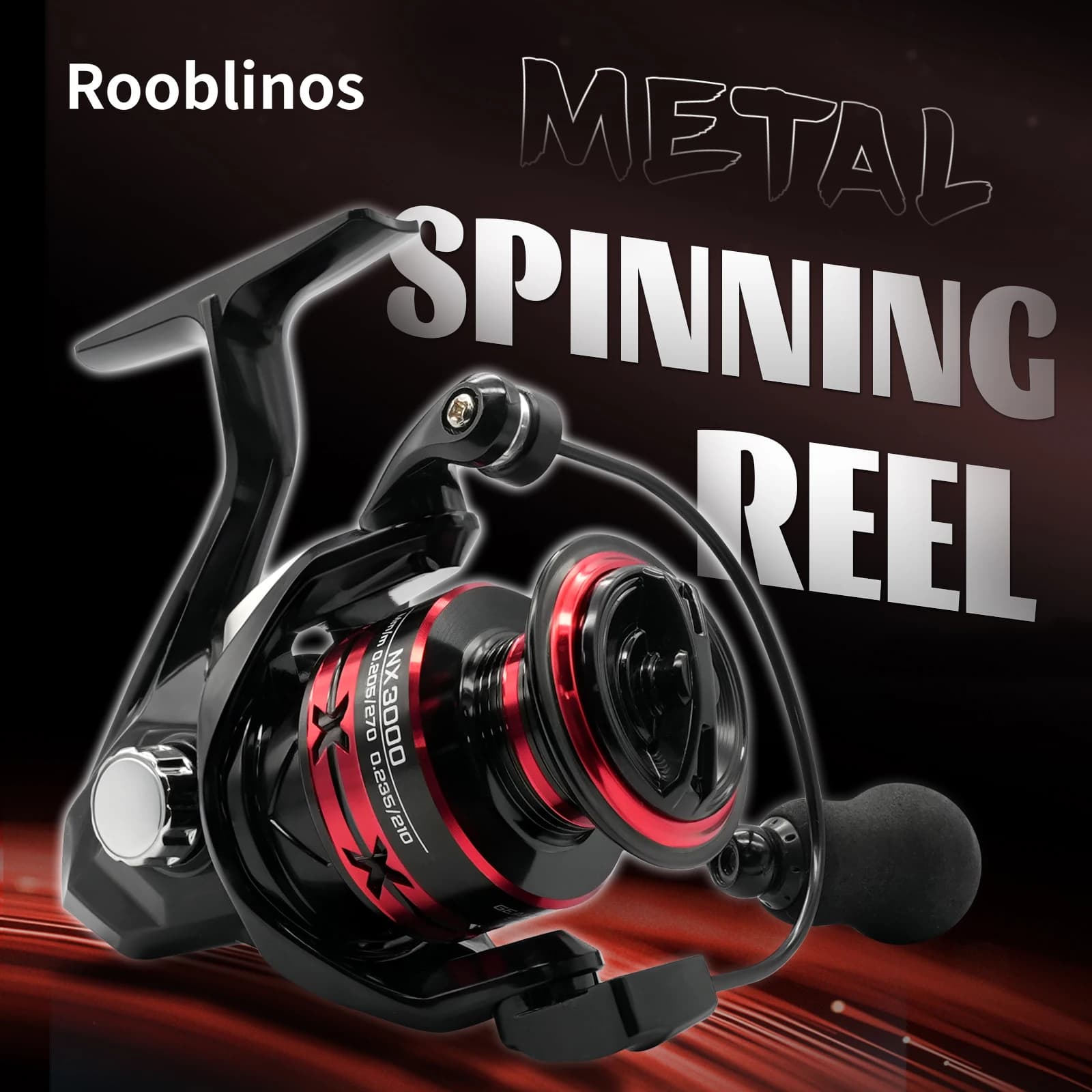 Moulinet POOBLINOS NX 1000-6000 9KG drag bobine métal - Accessoire pêche qualité