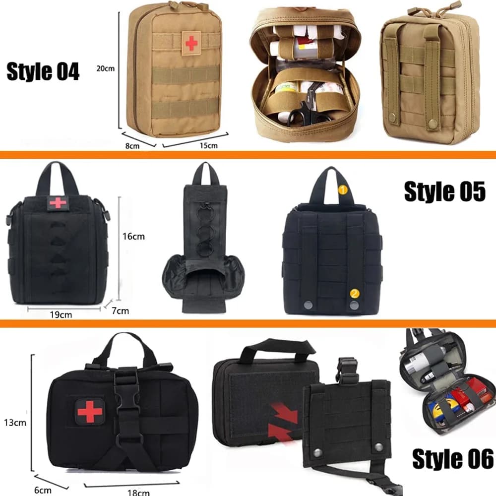 Sac banane IFAK EDC pour pêche et camping - Kit de premiers secours tactique