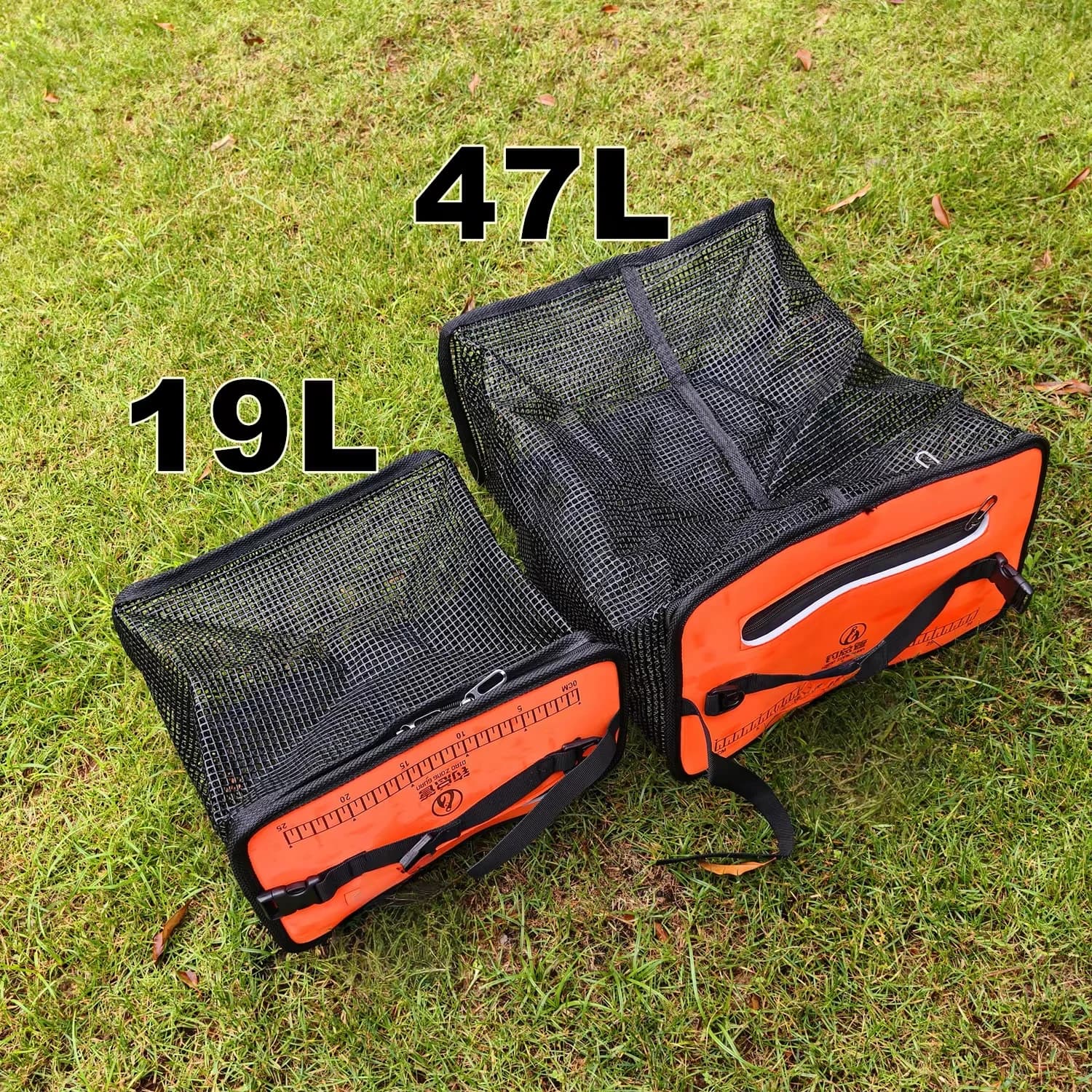 Panier de pêche flottant pliable, filet cage portable pour rangement matériel et poissons vivants