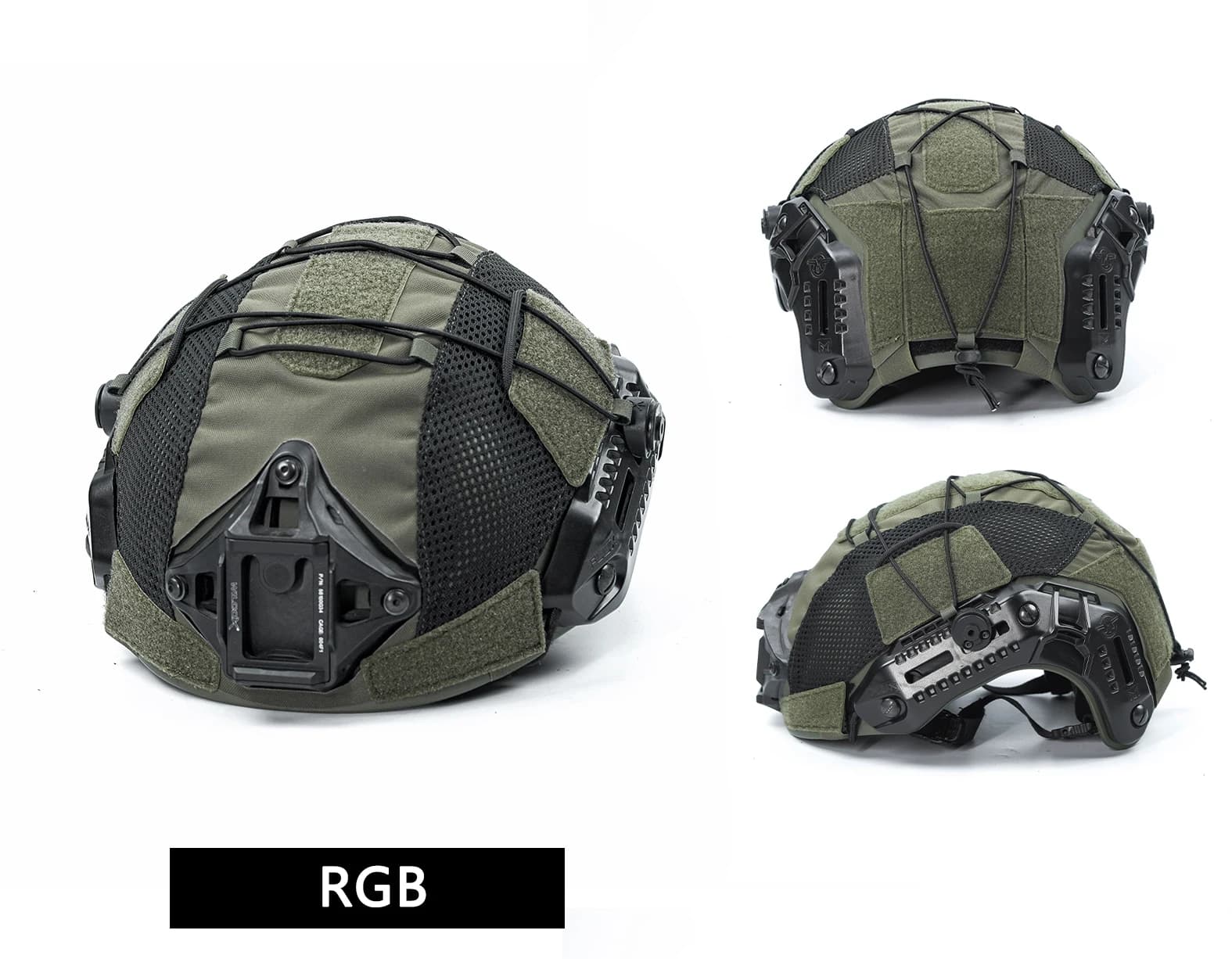 Housse filet Mtek pour casque - Protection aérée contre insectes pour pêche en étang et marais