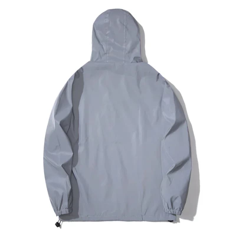 Veste réfléchissante pour couple sécurité nocturne pêche polyester tendance avec effet lumineux
