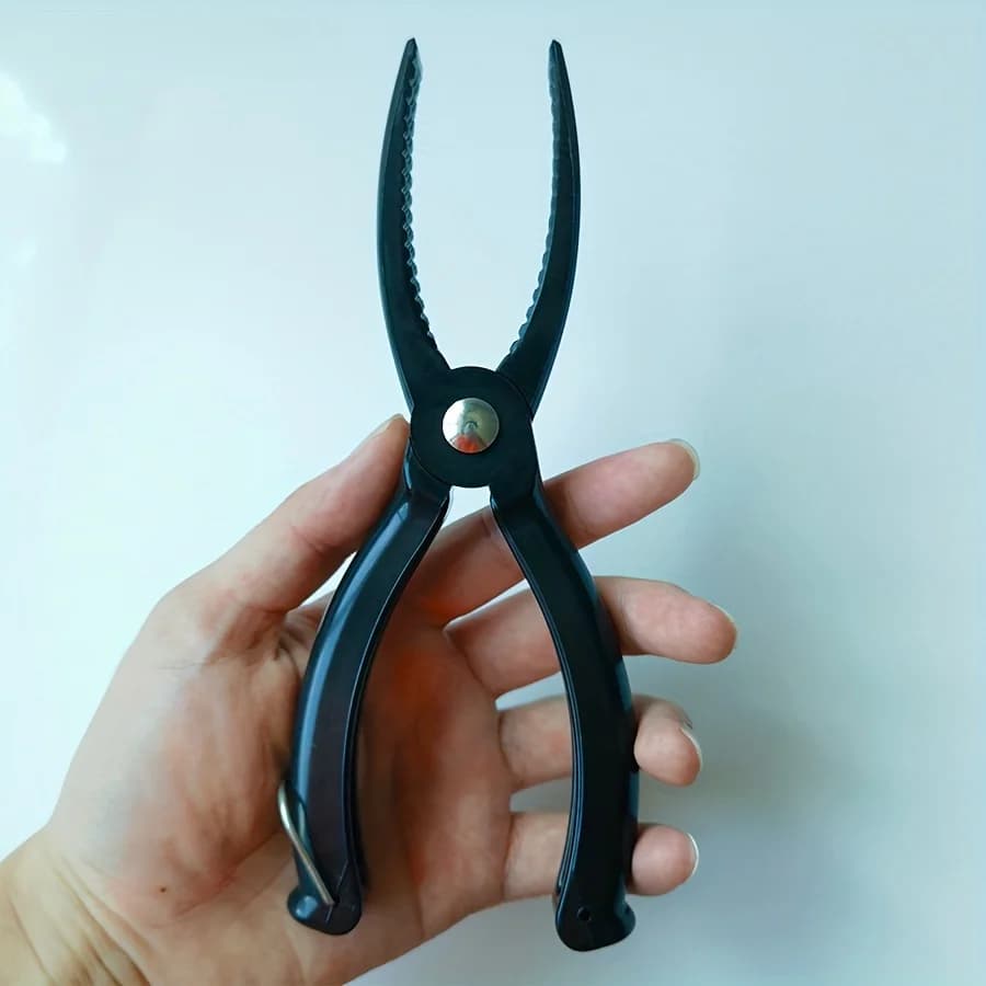 Pinces de contrôle poisson anti-dérapage durables - Outils essentiels pour pêcheurs avec prise ferme