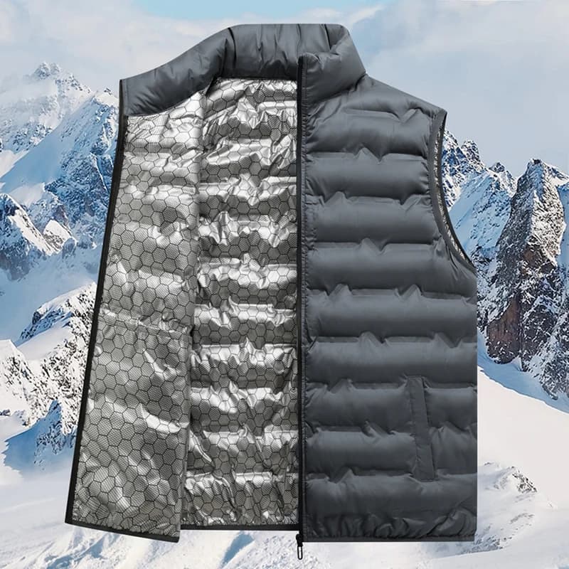 Veste sans manches homme 8XL automne hiver - Veste chaude pêche casual mode grande taille 7XL 6XL