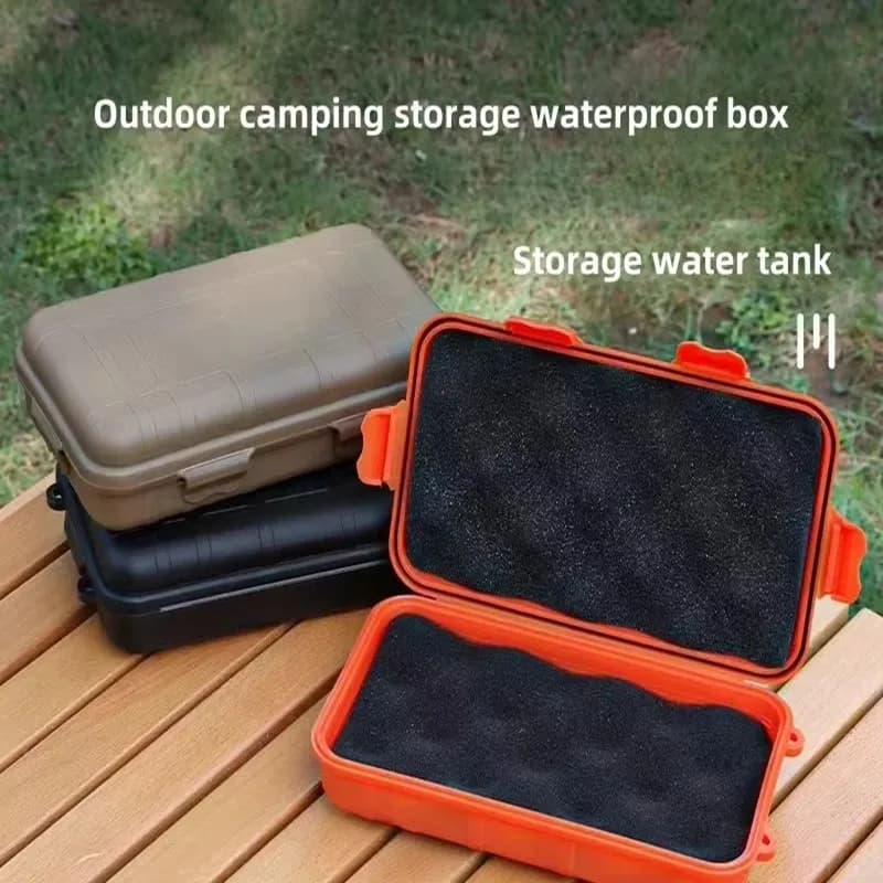 Boîte de survie EDC étanche et antichoc extra large - Coffre de rangement pour équipement outdoor