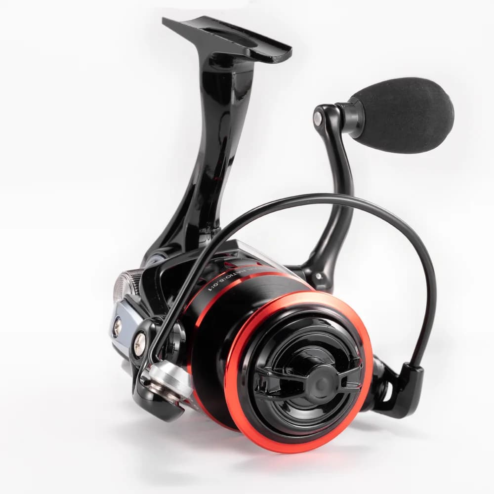 Moulinet spinning HJ tout métal anti-corrosion - Pêche mer durable - Roulements haute performance