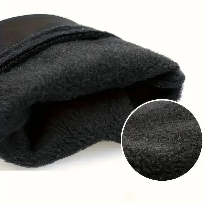 Gants running vélo imperméables coupe-vent - Chauffants avec bout des doigts écran tactile