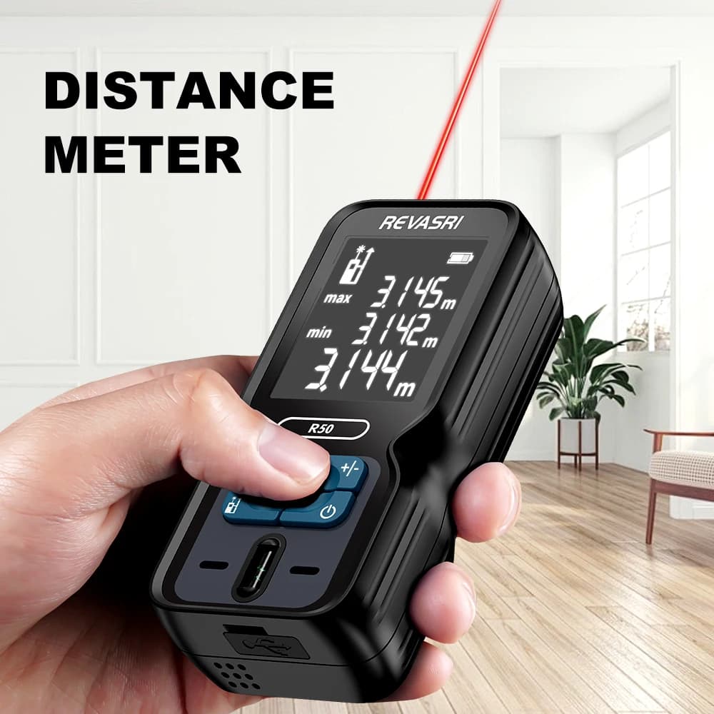 Télémètre laser professionnel 50M/80M/120M - Outil de mesure fiable pour pêche précise