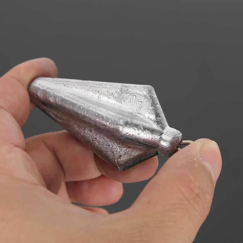 Plombs de pêche 10g-120g - Sinkers plombés pour tous types de pêche en eau douce et mer