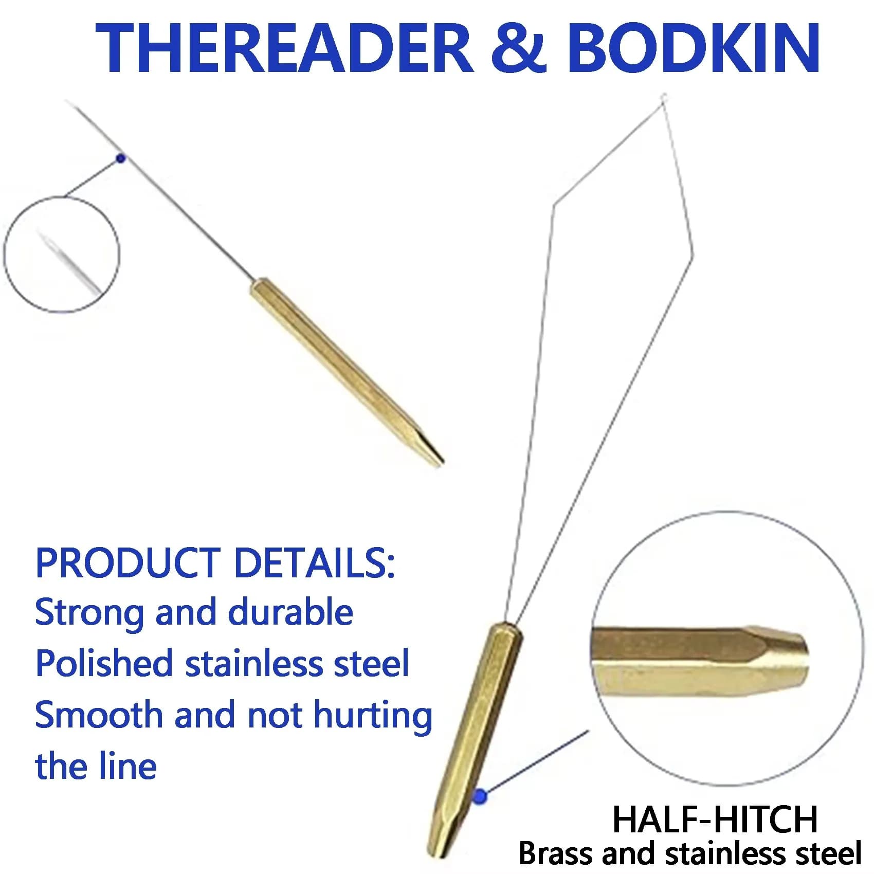 Kit d'outils pour montage de mouches Aventik - Bobine, pince, stacker pour création de mouches artificielles