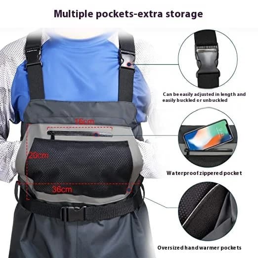 Waders de pêche néoprène enfants à adultes séchage rapide imperméables respirants pour rafting