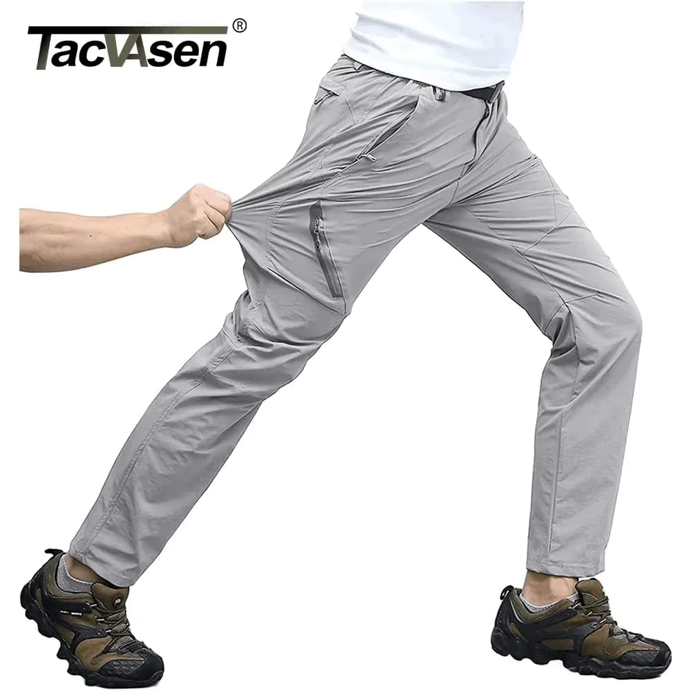 Pantalon hiking rapide séchage TACVASEN - léger pour pêche estivale et randonnée aquatique