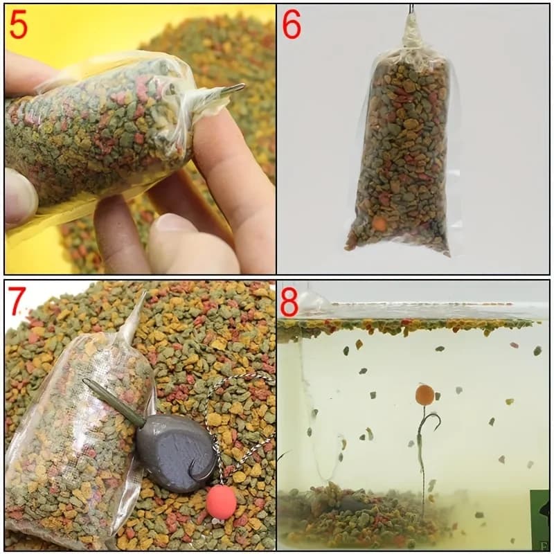 Connecteurs feeder PVA pêche carpe 8 pièces acier inoxydable émerillons accessoires matériel pêche QC