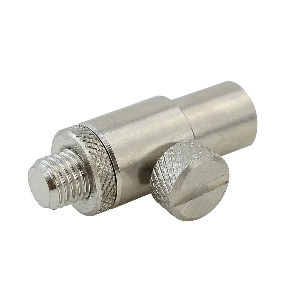 Connecteur rapide acier inox Hirisi pour alarmes carpe supports cannes tiges rive AQ202