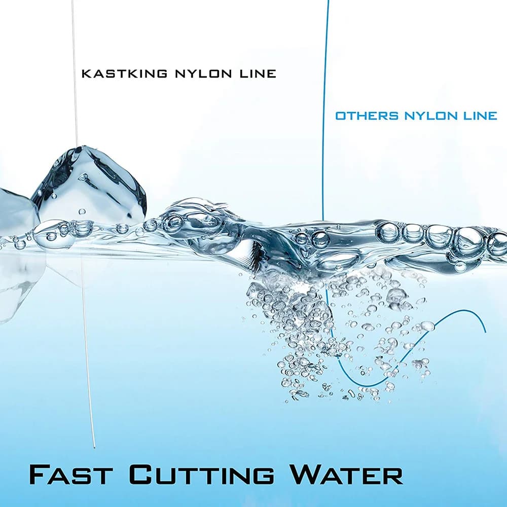 Ligne de pêche monofilament KastKing 110m 20-200LB - Super résistante pour pêche en bateau et gros poissons