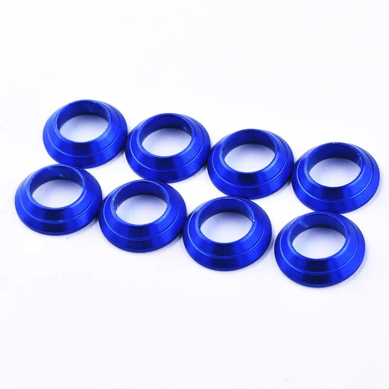 Lot de 8 anneaux métalliques pour montage et réparation de cannes à pêche DIY - Accessoires