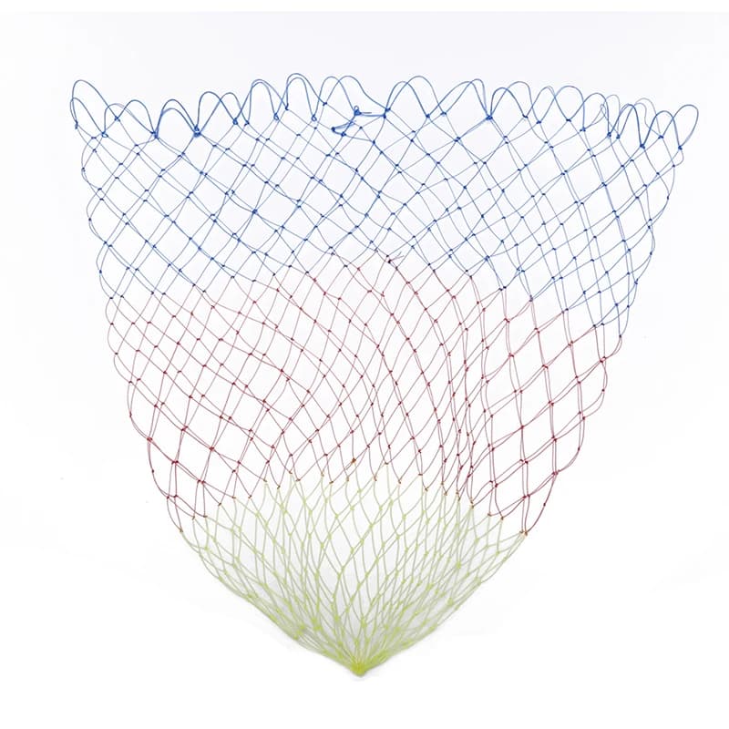 Filet de pêche pliable en nylon maille losange 5 tailles pour épuisette et pêche en rivière