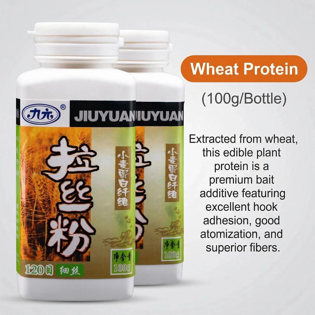 Additif liant gluten JiuYuan pour pâte à appâts - Poudre pour pêche en étang carpes et crucians