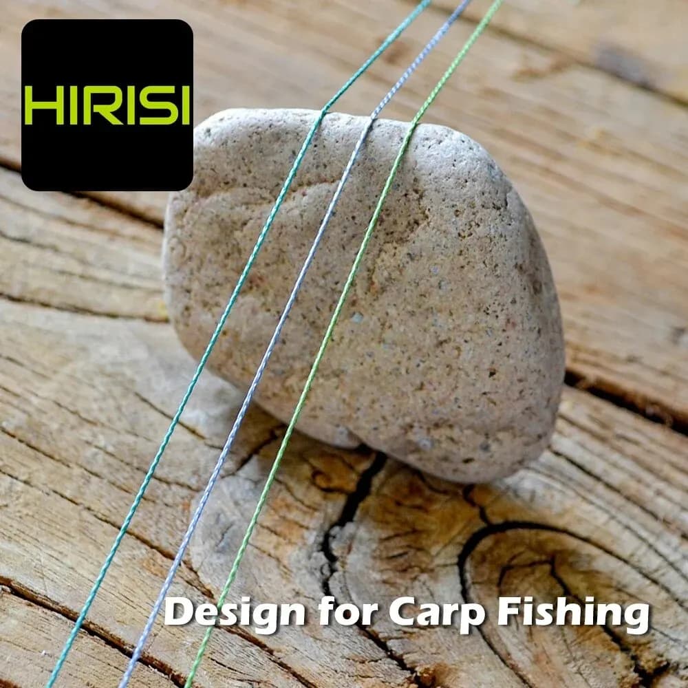 Ligne PE braidée Hirisi 4 brins 300M 15-70LB - Multifilament ultra-lisse pour pêche carpe et gros prédateurs