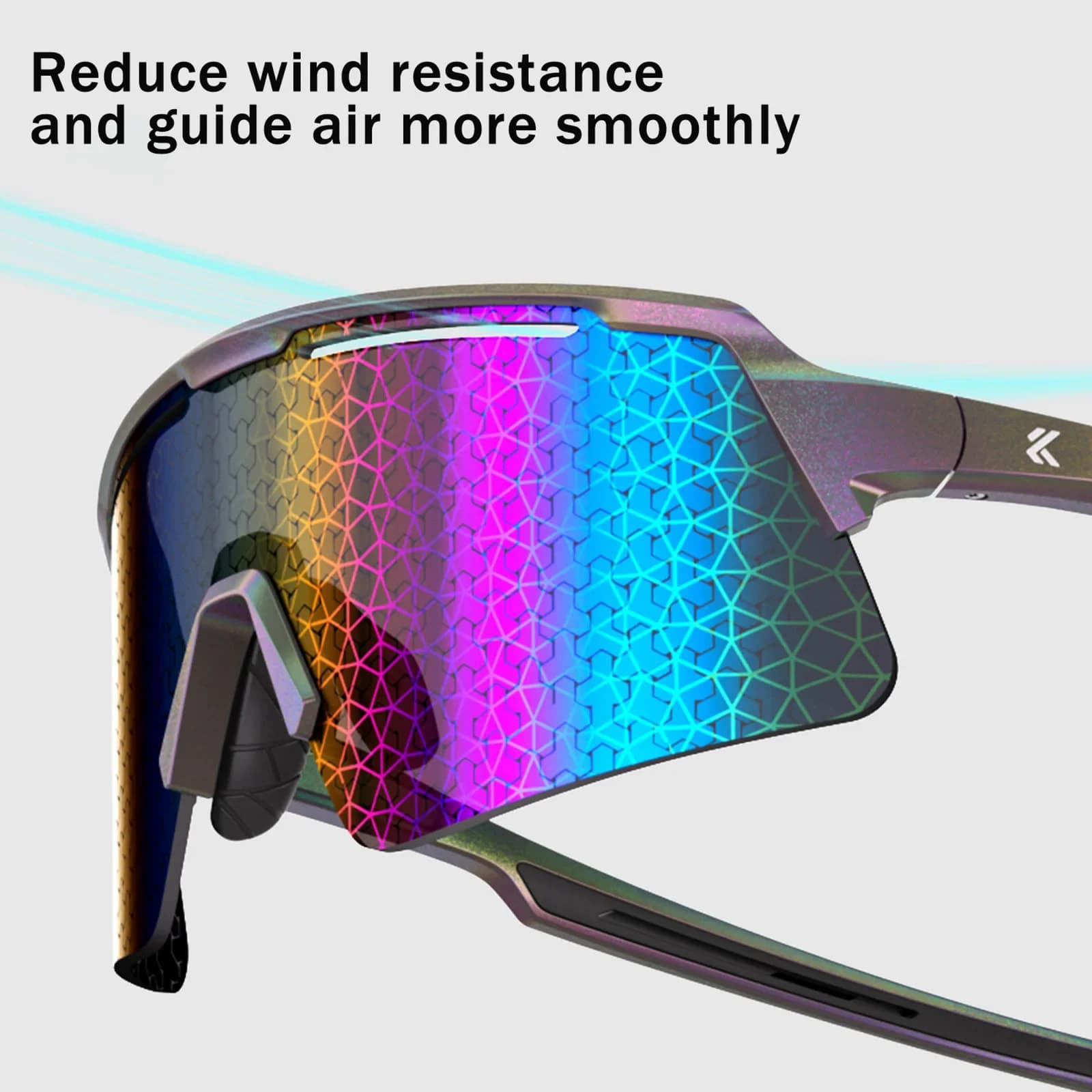 Lunettes vélo KAPVOE nouvelle technologie nano verres UV400 sport outdoor hommes femmes